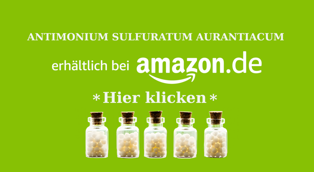 ANTIMONIUM SULFURATUM AURANTIACUM AFFILIATE 2 Wie Antimonium sulfuratum aurantiacum (Goldschwefel) in der Homöopathie bei Atemwegs- und Hautproblemen hilft Homöopathie Leitfaden
